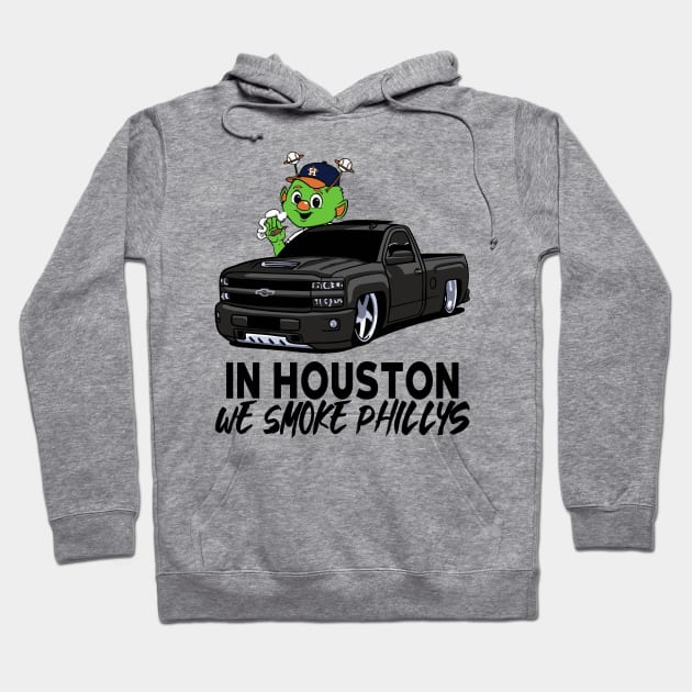 In Houston we Smoke Phillys Hoodie by LED Graphix